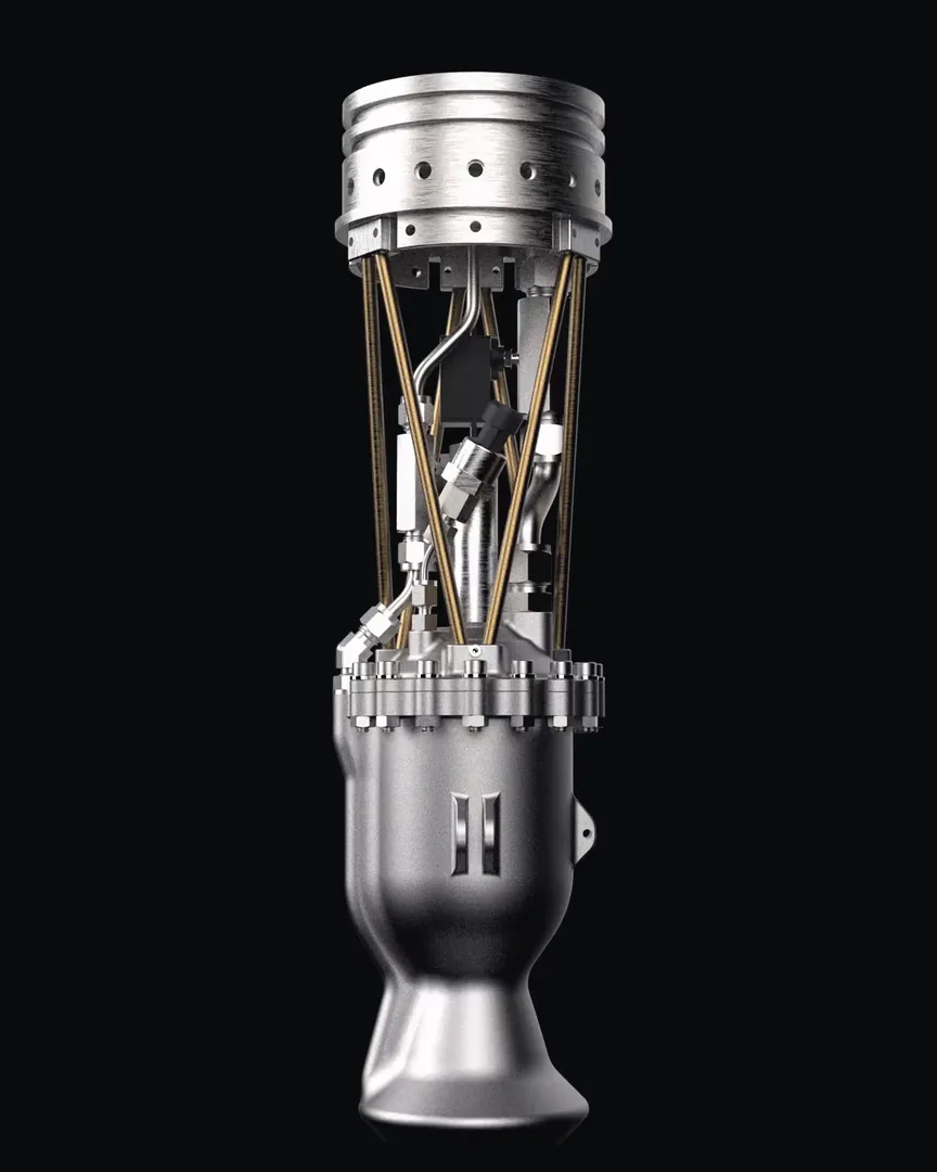 Render of the Goblet thrust assembly